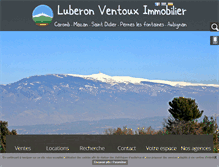 Tablet Screenshot of luberon-ventoux.com